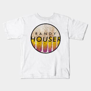 Randy Houser - VINTAGE YELLOW CIRCLE Kids T-Shirt